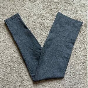 Spanx by Sarah Blakely Pull On High Waisted Leggings Heathered Gray Women Size L